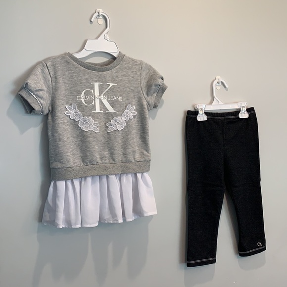 Calvin Klein girls 2 piece set Size 6 - Picture 14 of 14